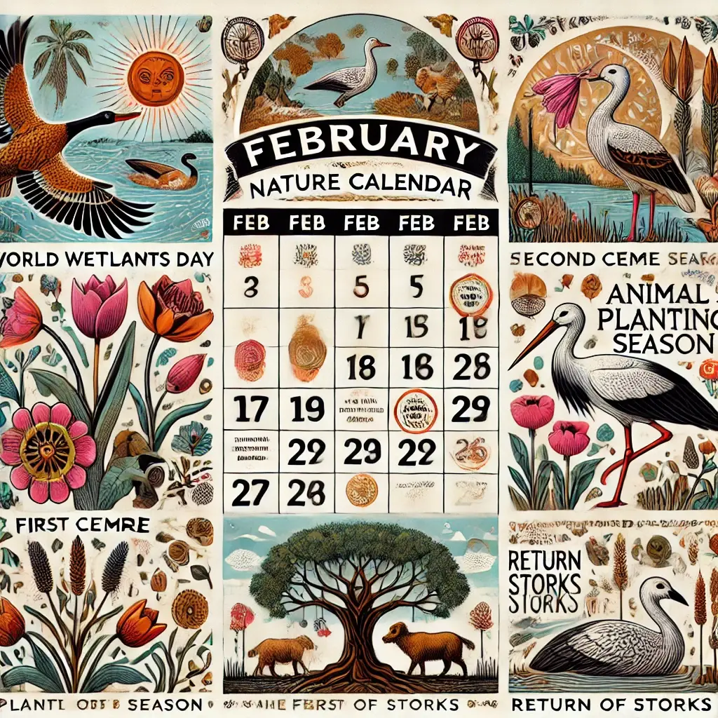 Şubat Ayı Doğa Takvimi