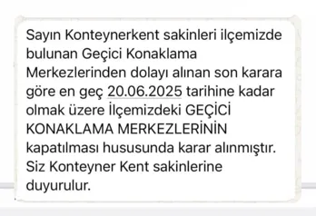 Hatay'da Depremzedelere Konteynerden Resmî Tahliye Emri !-1