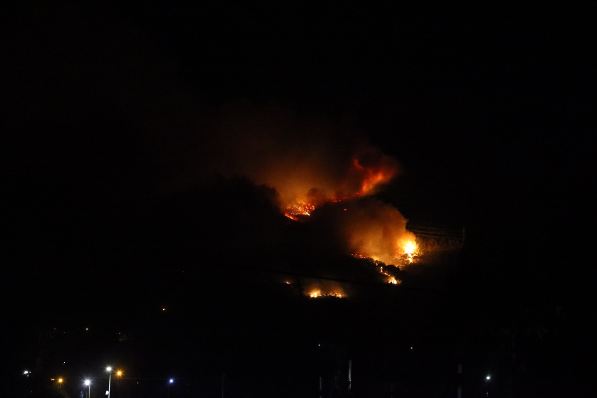 Güncelleme 4 Hatay'da Ormanlık Alanda Yangın Çıktı