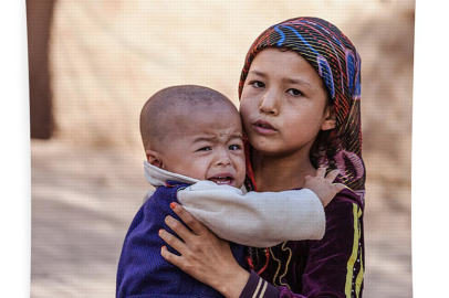 Uygur Turku Cocuklar Cin