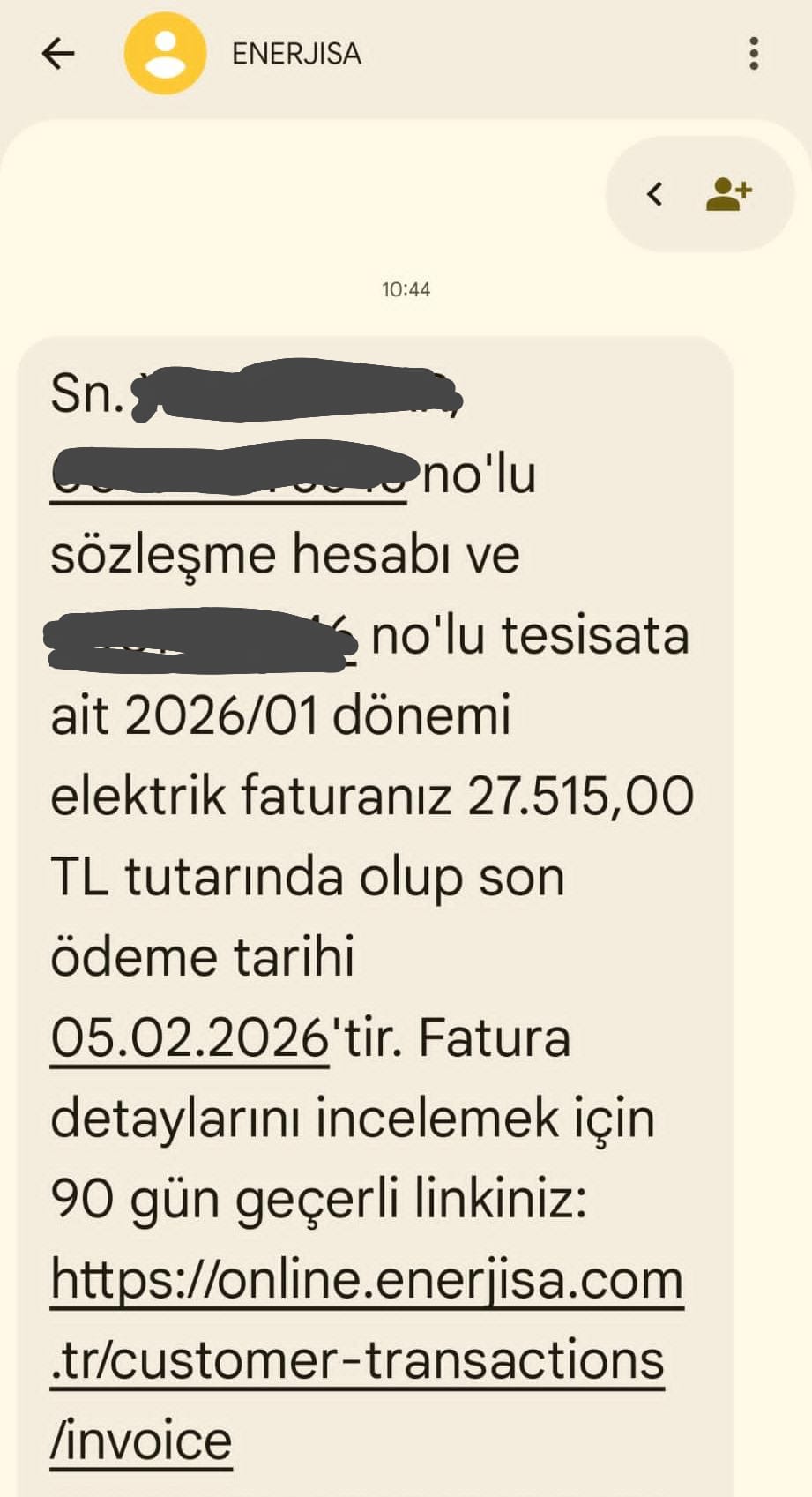 Fatura Elektrik