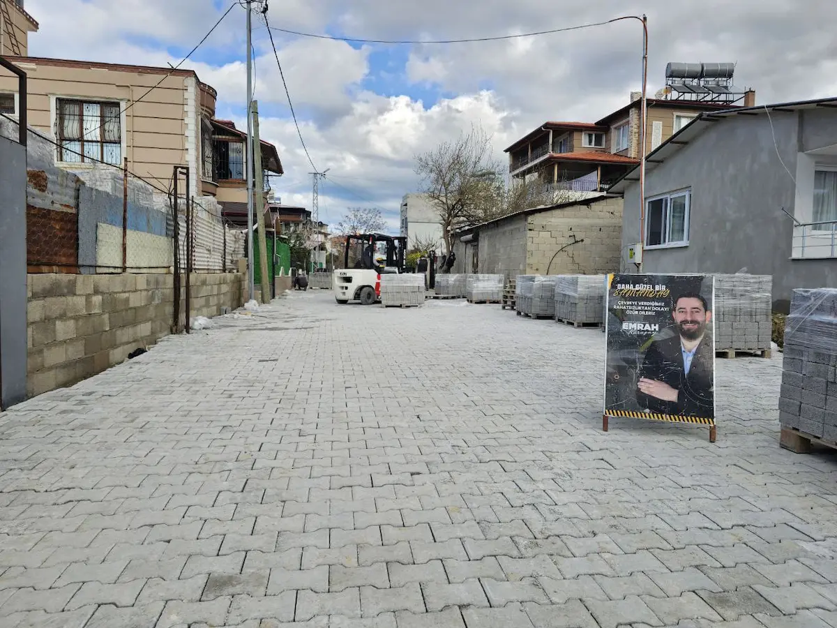 Atatürk Mahallesi̇'nde 4070. Sokak Yeni̇ Yüzüne Kavuşuyor (3)