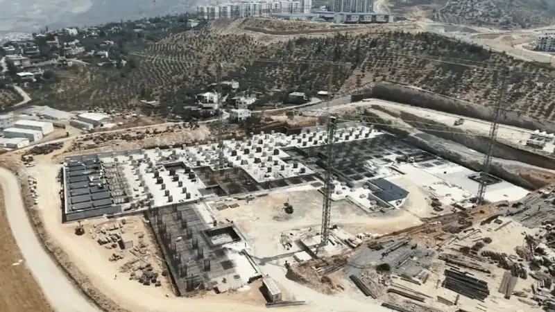 Hatay İskenderun'da 600 Yataklı Devlet Hastanesinin Inşası Devam Ediyor