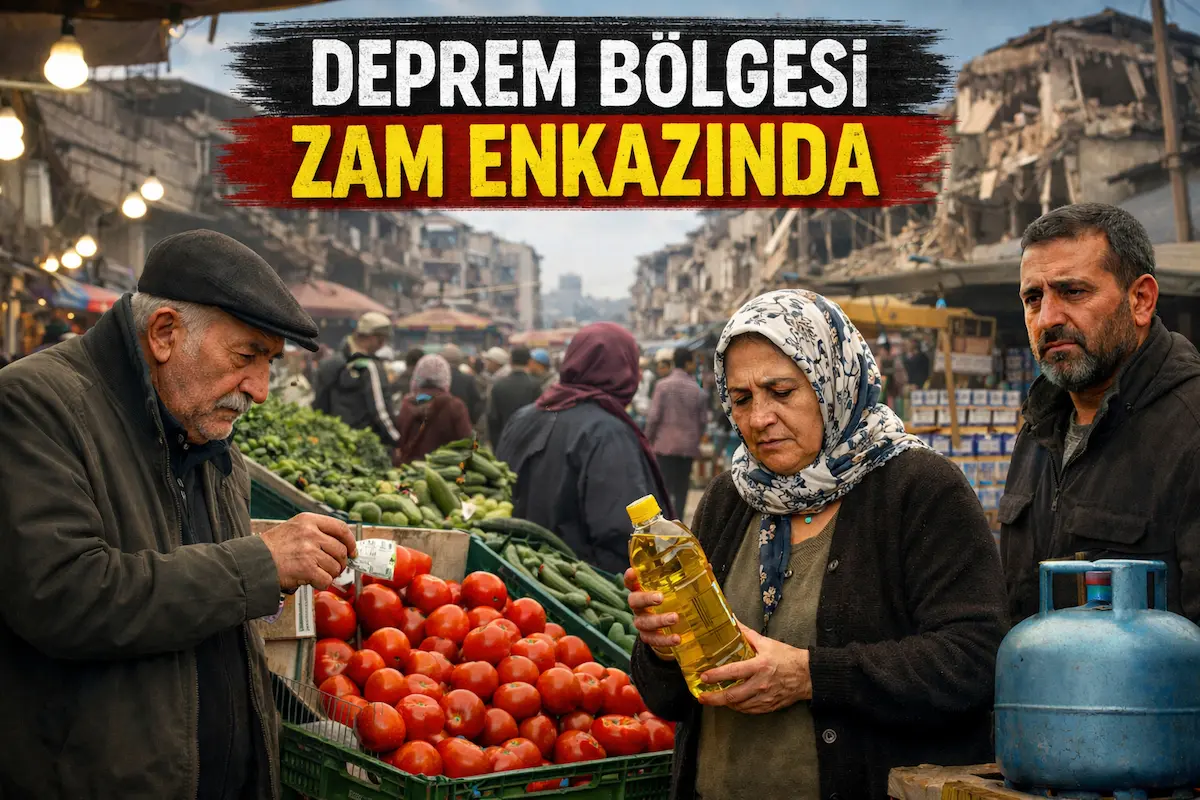 Deprem Bölgesi Zam Enkazında Kaldı!