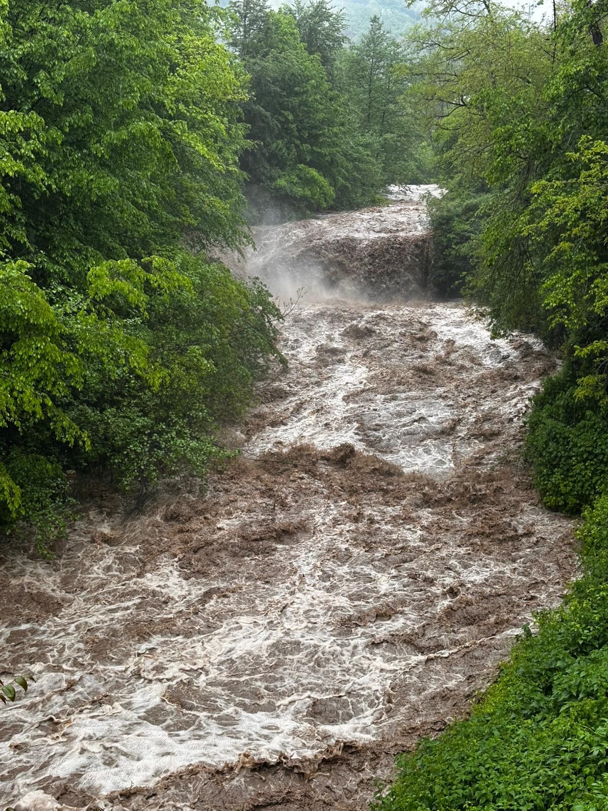 Ordu'nun Korgan Ilçesinde Yağış Etkili Oldu