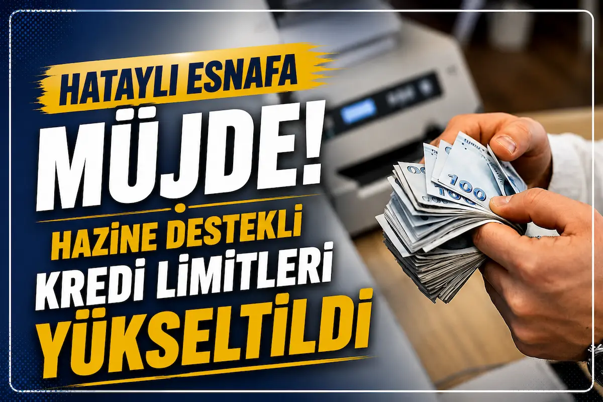 Hataylı Esnafa Müjde! Hazine Destekli Kredi Limitleri Yükseltildi