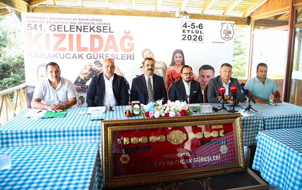541. Geleneksel Kızıldağ Karakucak Güreşleri, 4-6 Eylül'de Adana'da düzenlenecek