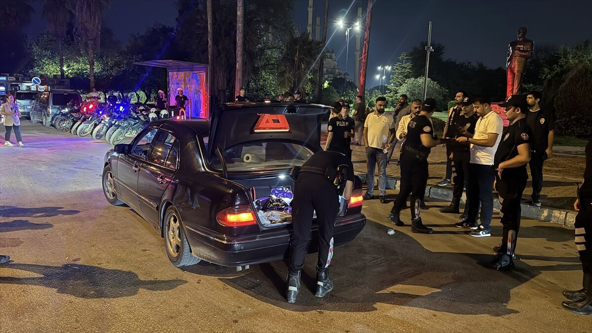 Adana'da helikopter destekli 'huzur ve güven' uygulaması yapıldı