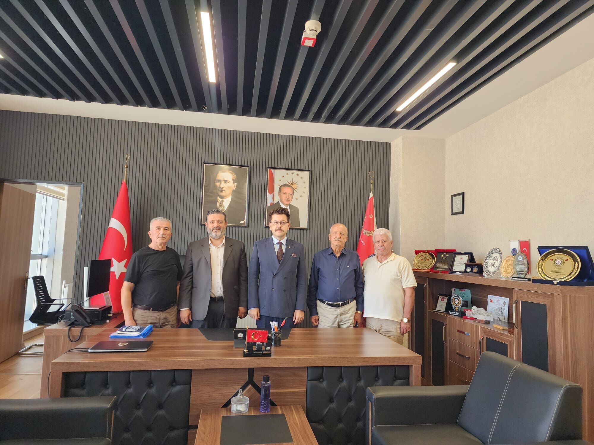 Defne İlçe Emniyet Müdürü Mavi’ye Hayırlı Olsun Ziyareti!