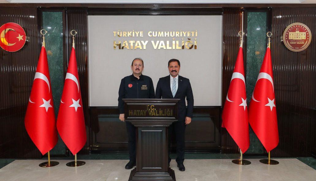 AFAD Başkanı Ali Hamza Pehlivan Hatay’da