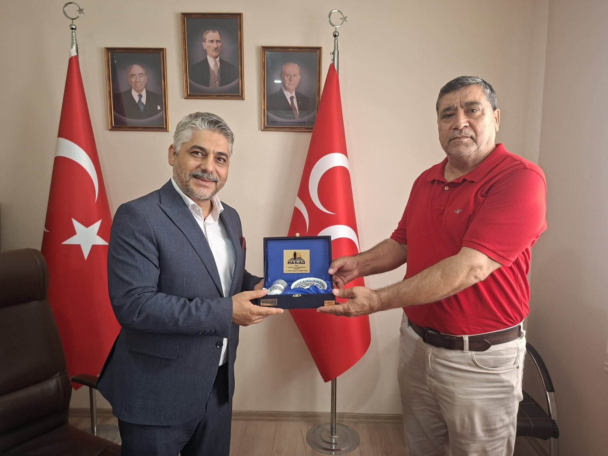 Hasi̇ad’dan Mhp Hatay İl Başkanı Metin Taşçı’ya Ziyaret (2)