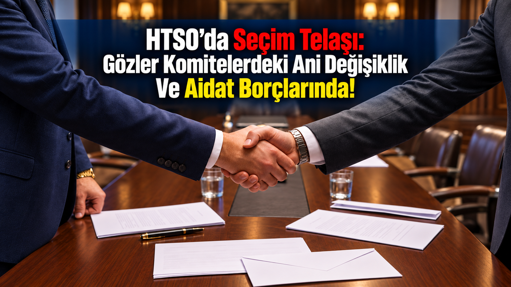 HTSO’da Seçim Telaşı: Gözler Komitelerdeki Ani Değişiklik Ve Aidat Borçlarında!