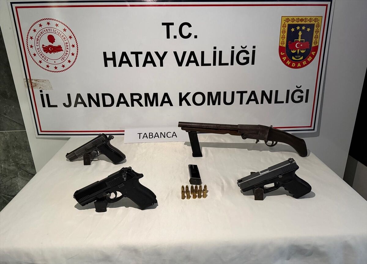 Kırıkhan ilçesinde silah operasyonunda yakalanan zanlı tutuklandı