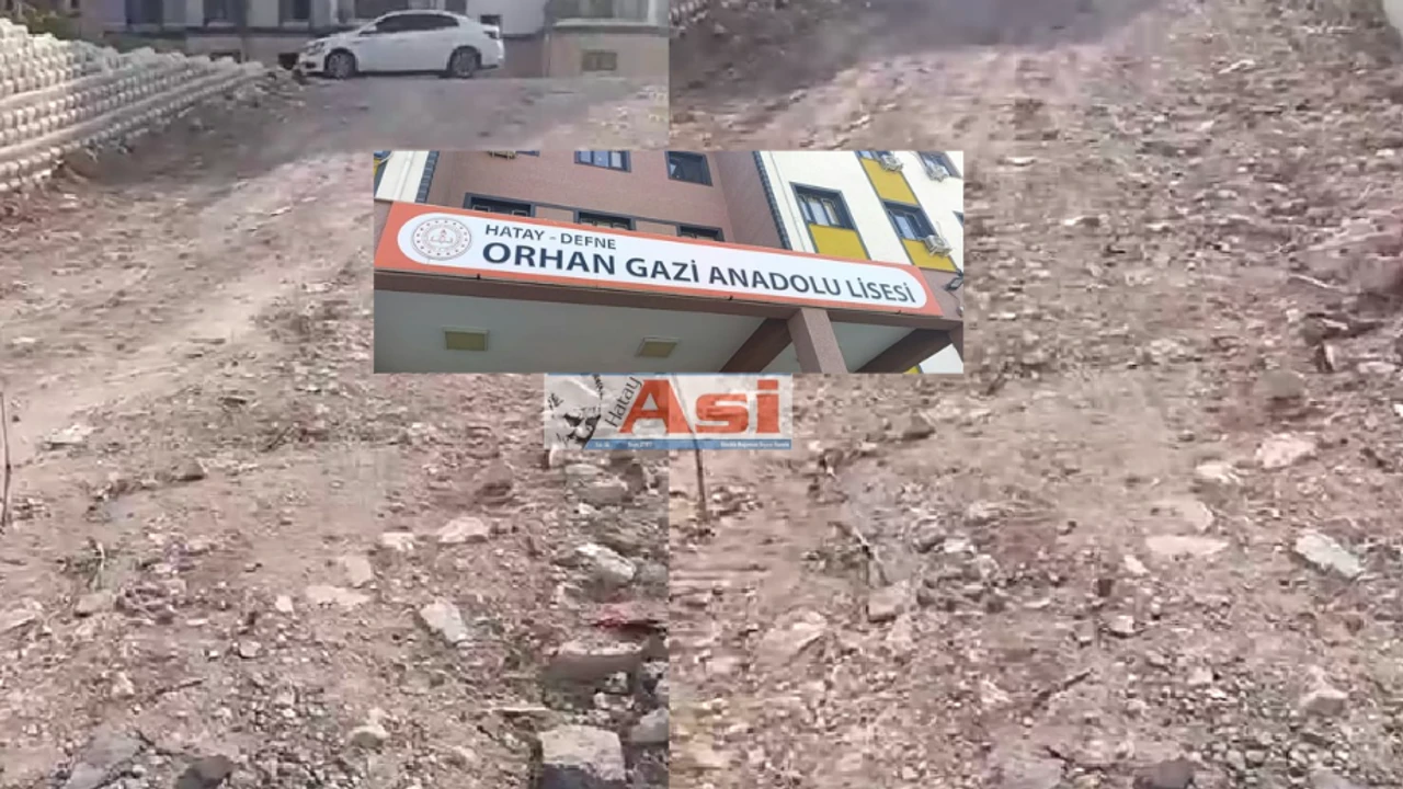 Haberimiz Ses Getirdi: Orhan Gazi Anadolu Lisesi Yolu Asfaltlandı!