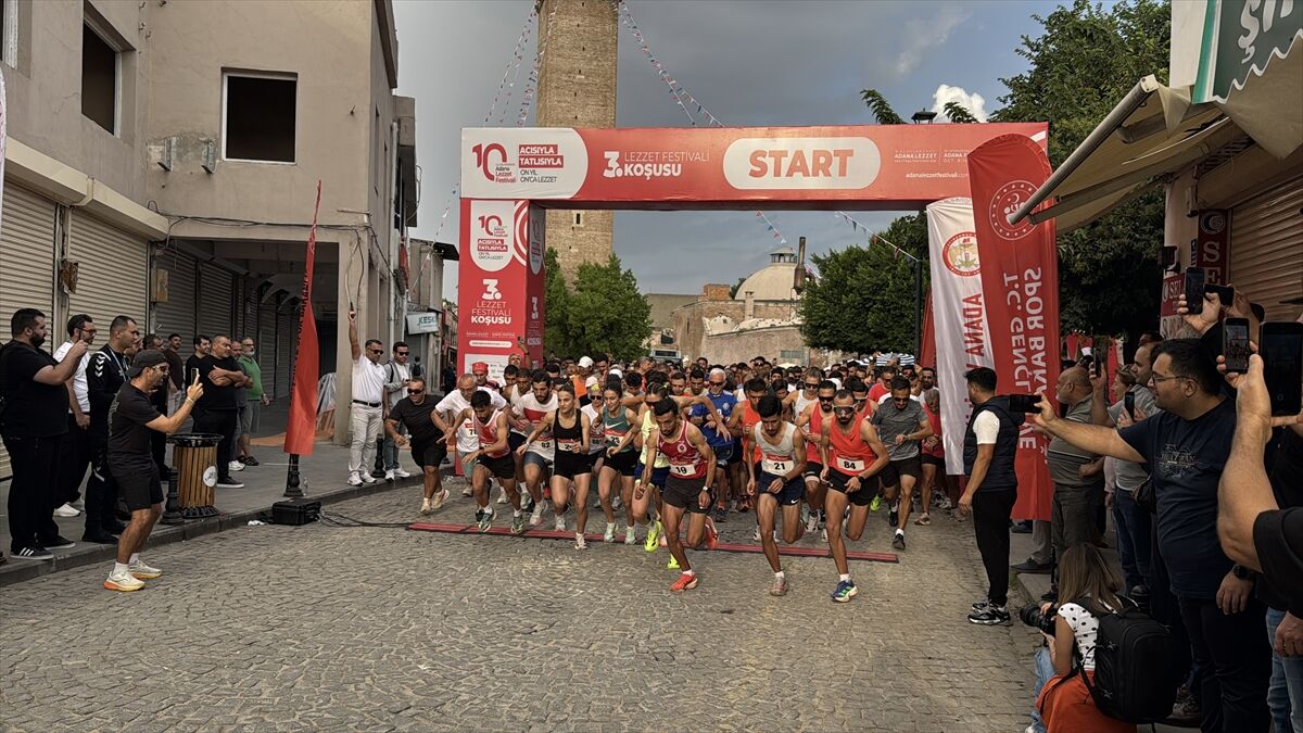 Adana'da 3. Lezzet Festivali Koşusu düzenlendi