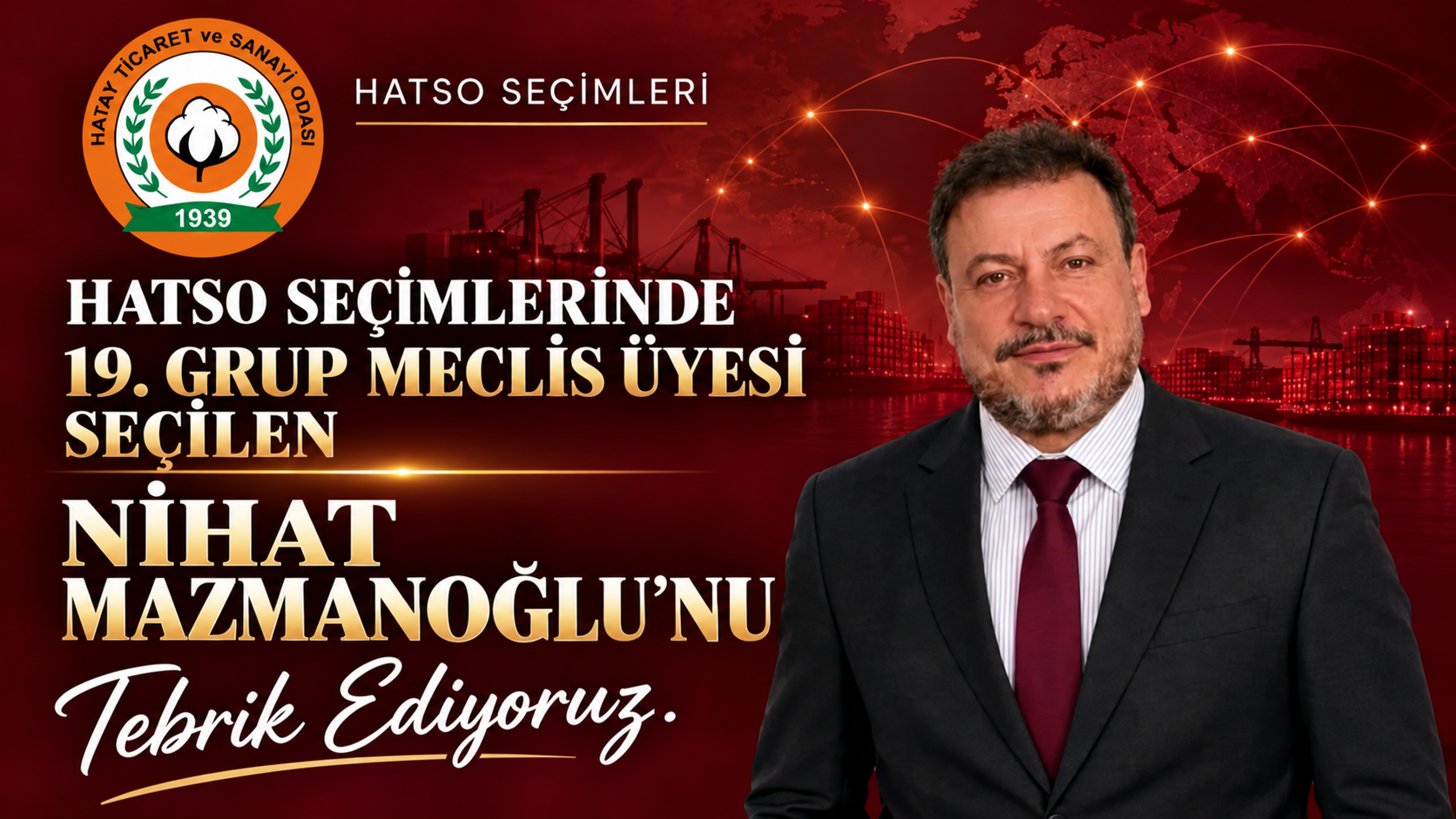 HATSO Seçimlerinde 19. Grup Meclis Üyesi "Mazmanoğlu"