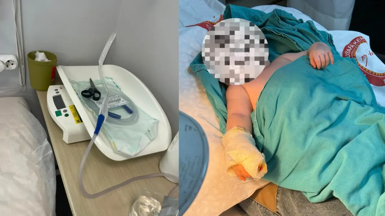 Hatay'da Hastanede Şok İddia: 5 Aylık Bebeğin Parmağı Kesild