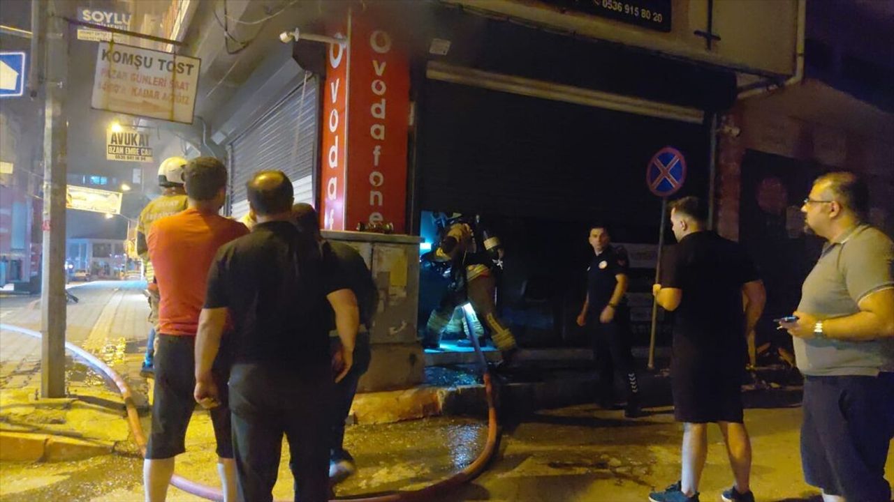 Hatay'da iş yerinde çıkan yangın hasara neden oldu