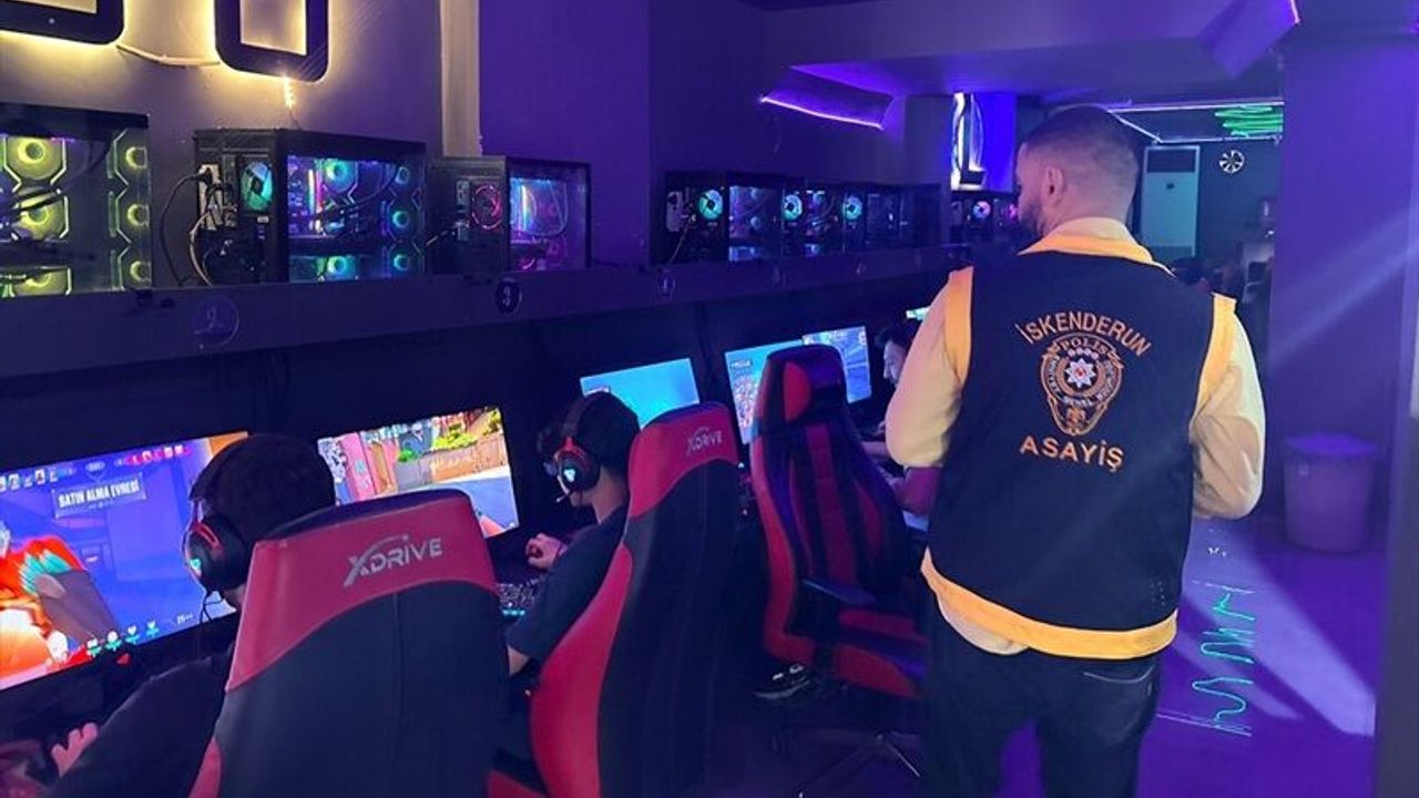 İskenderun’da İnternet Kafe ve Oyun Salonlarına Po