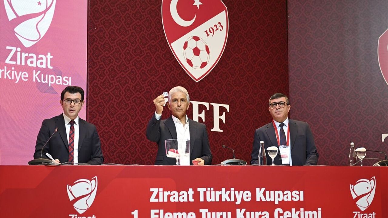 Ziraat Türkiye Kupası'nda 1. eleme turu kuraları çekildi