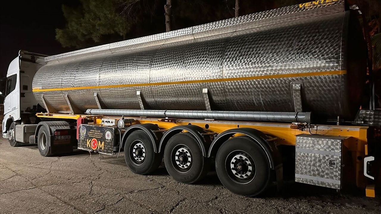 63 ton 920 litre kaçak akaryakıt ele geçirildi