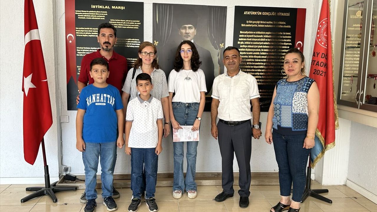 Hataylı Depremzede Elif Çağla Kaplankıran, LGS sınavından tam puan aldı