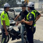 Adana'da kurallara uymayan 41 motosiklet sürücüsüne ceza kesildi