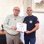 Erdemli ilçesinde baraka yangınını söndüren belediye çalışanlarına teşekkür belgesi