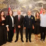 Mersin Emniyet Müdürü Aktaş, terfi eden personelle buluştu