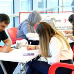 Mersin'de sağlık çalışanları kan bağışı yaptı