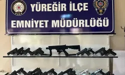 Adana'daki operasyon ve denetimlerde 32 ruhsatsız silah ele geçirildi