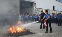 HBB İtfaiyesinden Yangın Tatbikatı