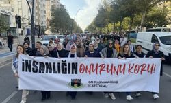 Kahramanmaraş'ta İsrail'in Filistin'e yönelik saldırıları protesto edildi