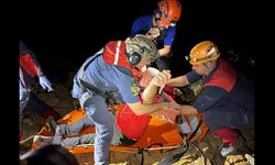 Likya yolunda rahatsızlanan kişi Sahil Güvenlik Komutanlığı helikopteriyle ambulansa taşındı