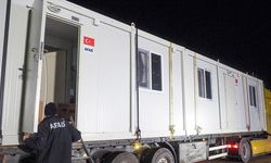 Türkiye'den gönderilen konteyner evler Bosna Hersek'teki sel bölgesine ulaştı