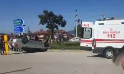 Düzce’de ışık ihlali kazaya neden oldu