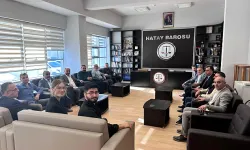 ATSO'dan Hatay Barosu'na Hayırlı Olsun Ziyareti