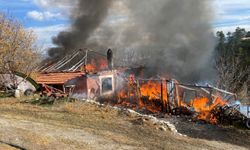 Burdur'da yangın çıkan müstakil evin sahibi yaralandı