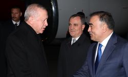 Cumhurbaşkanı Erdoğan, Azerbaycan'a geldi