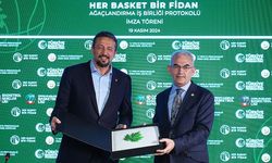 TBF ile Orman Genel Müdürlüğü, "Her Basket Bir Fidan" projesine imza attı