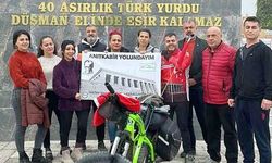 Antakyalı Bisiklet Tutkunu ‘Anıtkabir Yolunda’