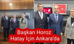 Başkan Horoz Hatay İçin Ankara’da