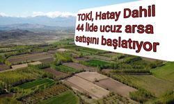 TOKİ, Hatay Dahil 44 İlde ucuz arsa satışını başlatıyor