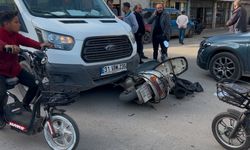 Hatay'da kamyonetin çarptığı motosikletli yaralandı