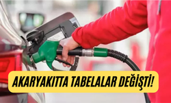 Akaryakıtta tabelalar değişti