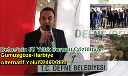 Defne’nin 50 Yıllık Sorunu Çözülüyor