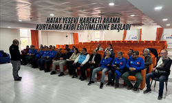 Hatay Yesevi Hareketi Arama Kurtarma Ekibi Eğitimlerine Başladı