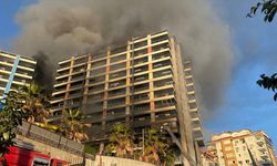 Alanya'da tadilat yapılan otelde çıkan yangın söndürüldü