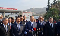 İçişleri Bakanı Yerlikaya, Hatay'da Sınır'da  konuştu