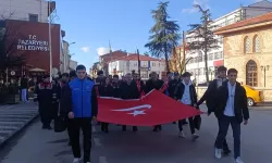 Bilecik Pazaryeri’nde Sarıkamış Şehitleri anısına yürüyüş